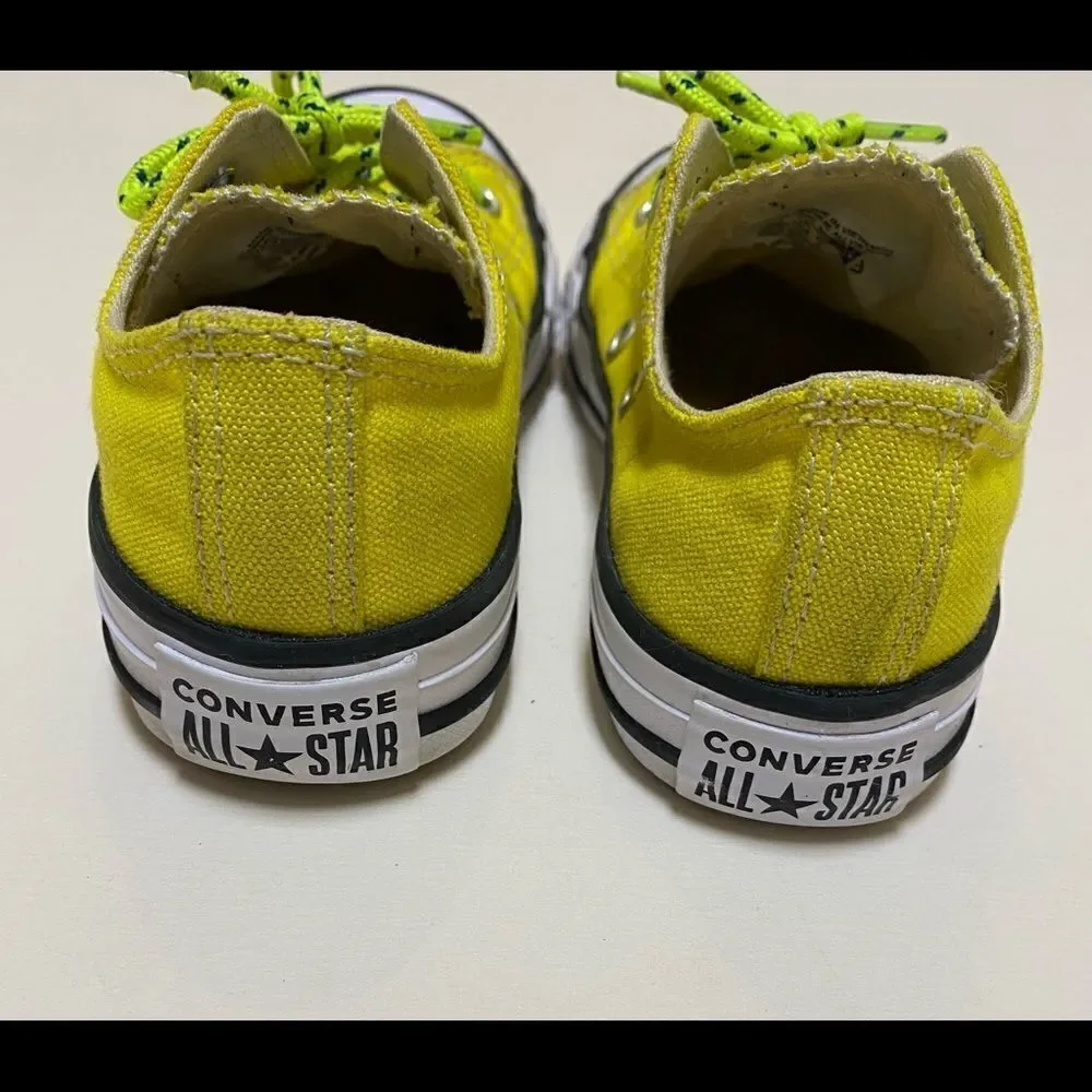 Converse All Star Yellow Low Tops